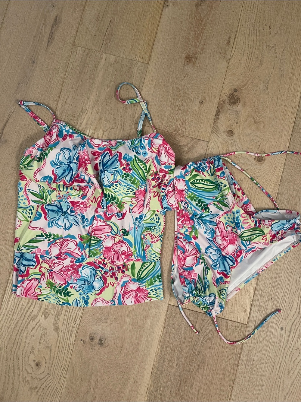 STELLA PARKER two piece swimsuit women’s size large NWOT